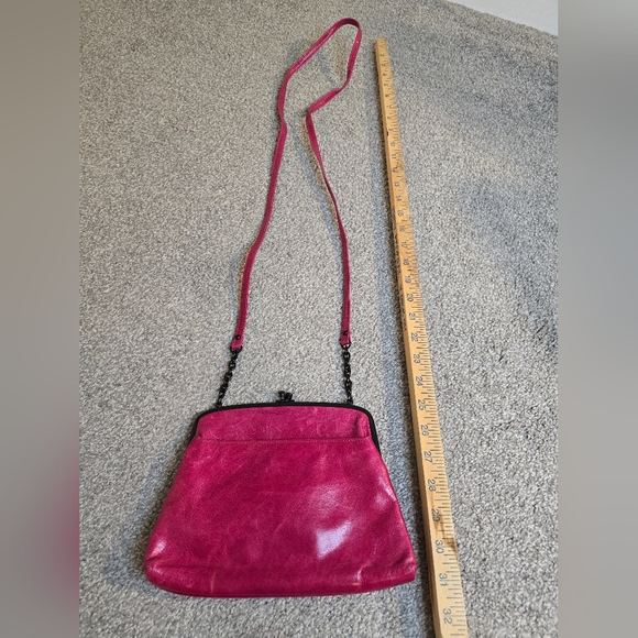 HOBO Brand Pink Black Hardware Shoulder Crossbody Girlhoodcore Cottagecore - Picture 9 of 12